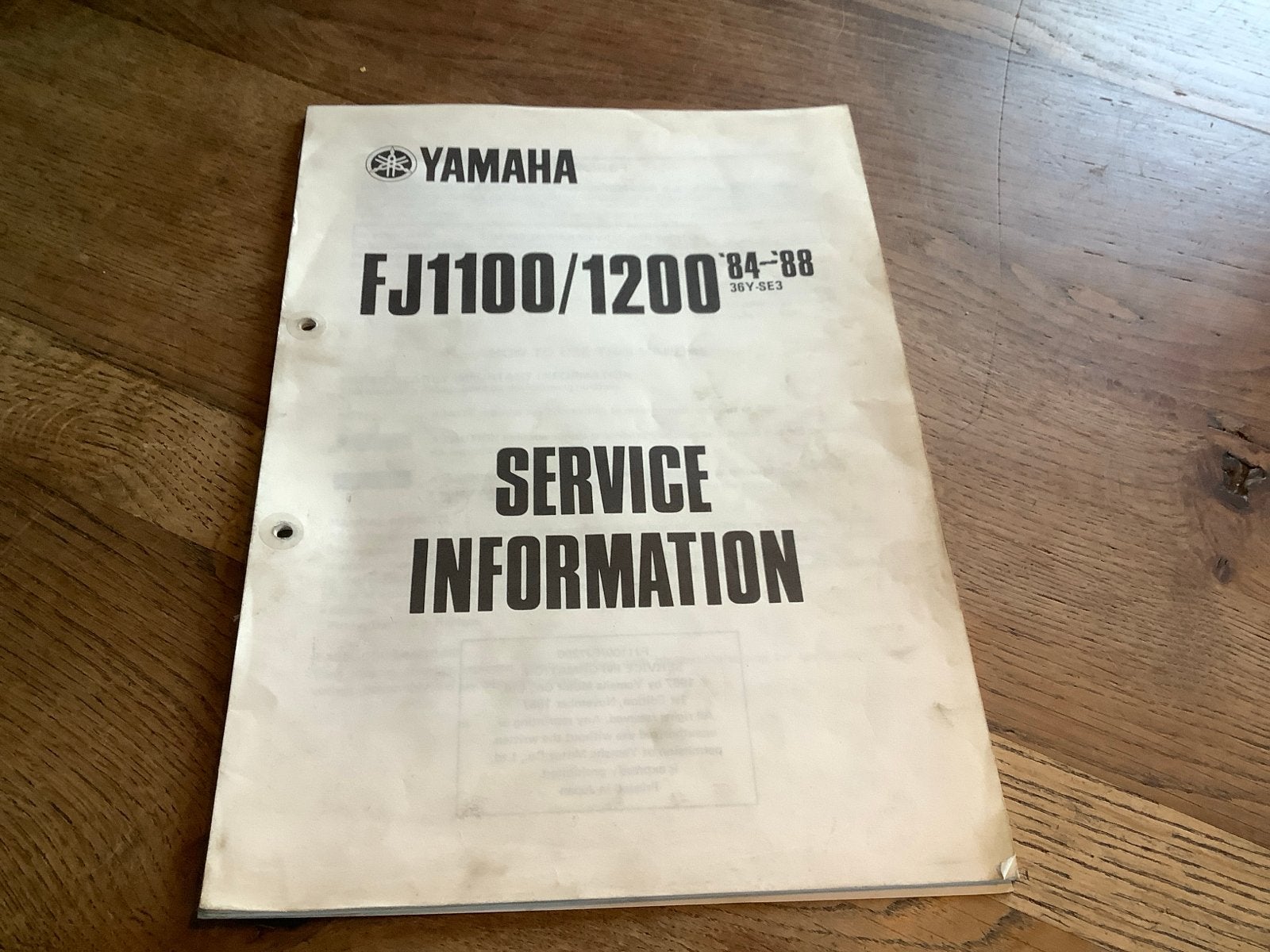 Yamaha FJ1100/FJ1200 Service Informatie (1984-1988).  (46), Verzenden, Yamaha