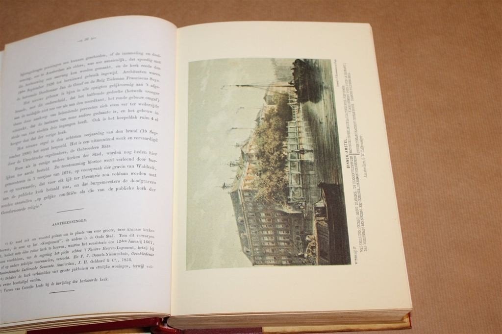 Amsterdam in Schetsen — 50 Gekleurde Lithos van Hekking, Ophalen of Verzenden, Gelezen