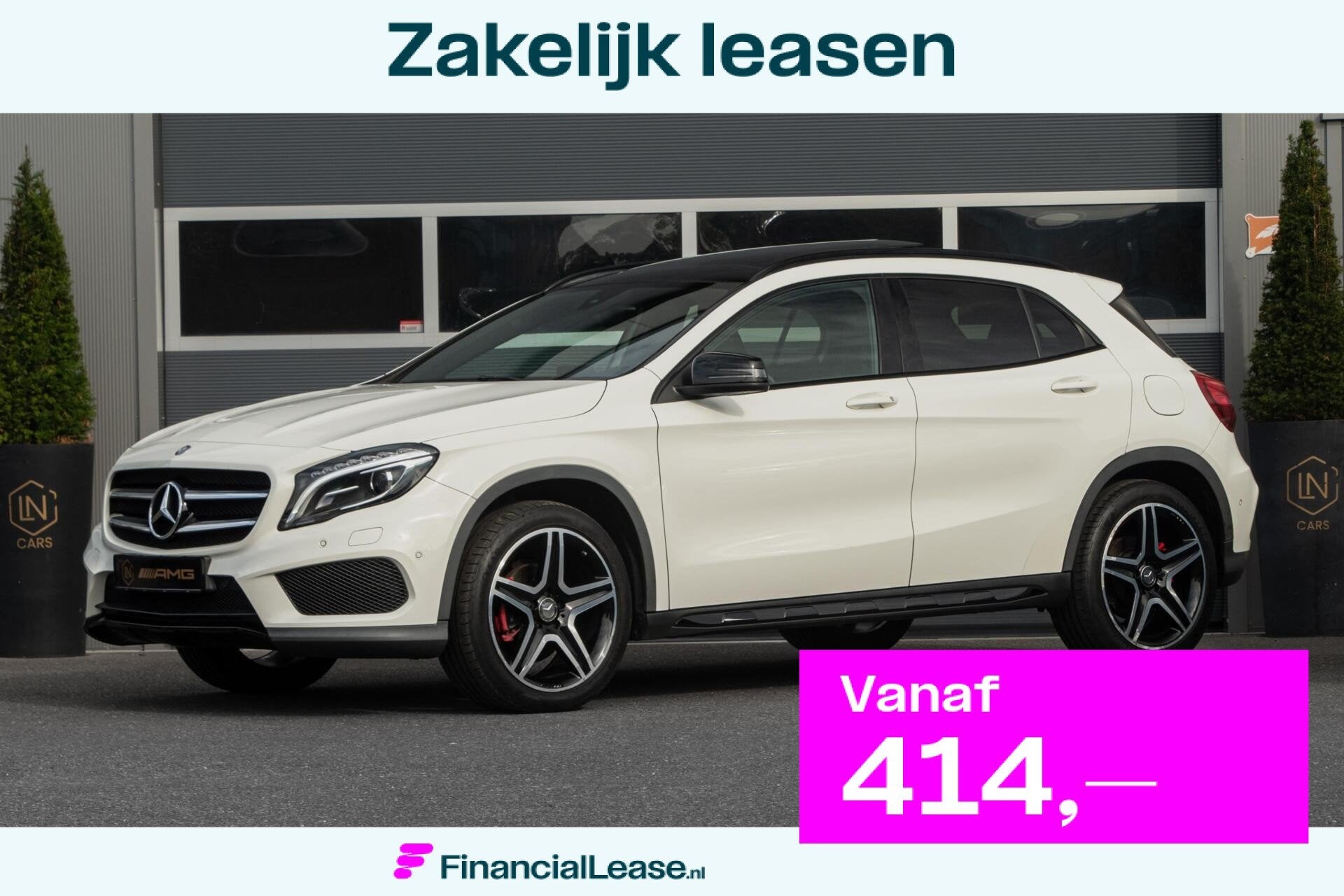Mercedes GLA-klasse 200 AMG | Pano| Apple Carplay | Camera, Gebruikt, Wit, 1595 cc, Bedrijf