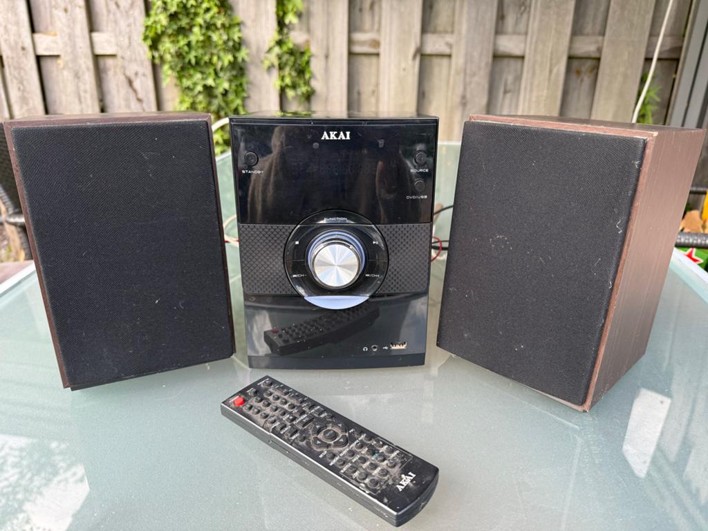 Akai Micro Hi-Fi Systeem met CD-speler en Speakers, Audio, Tv en Foto, Stereo-sets, Gebruikt, Ophalen of Verzenden, Microset, Akai