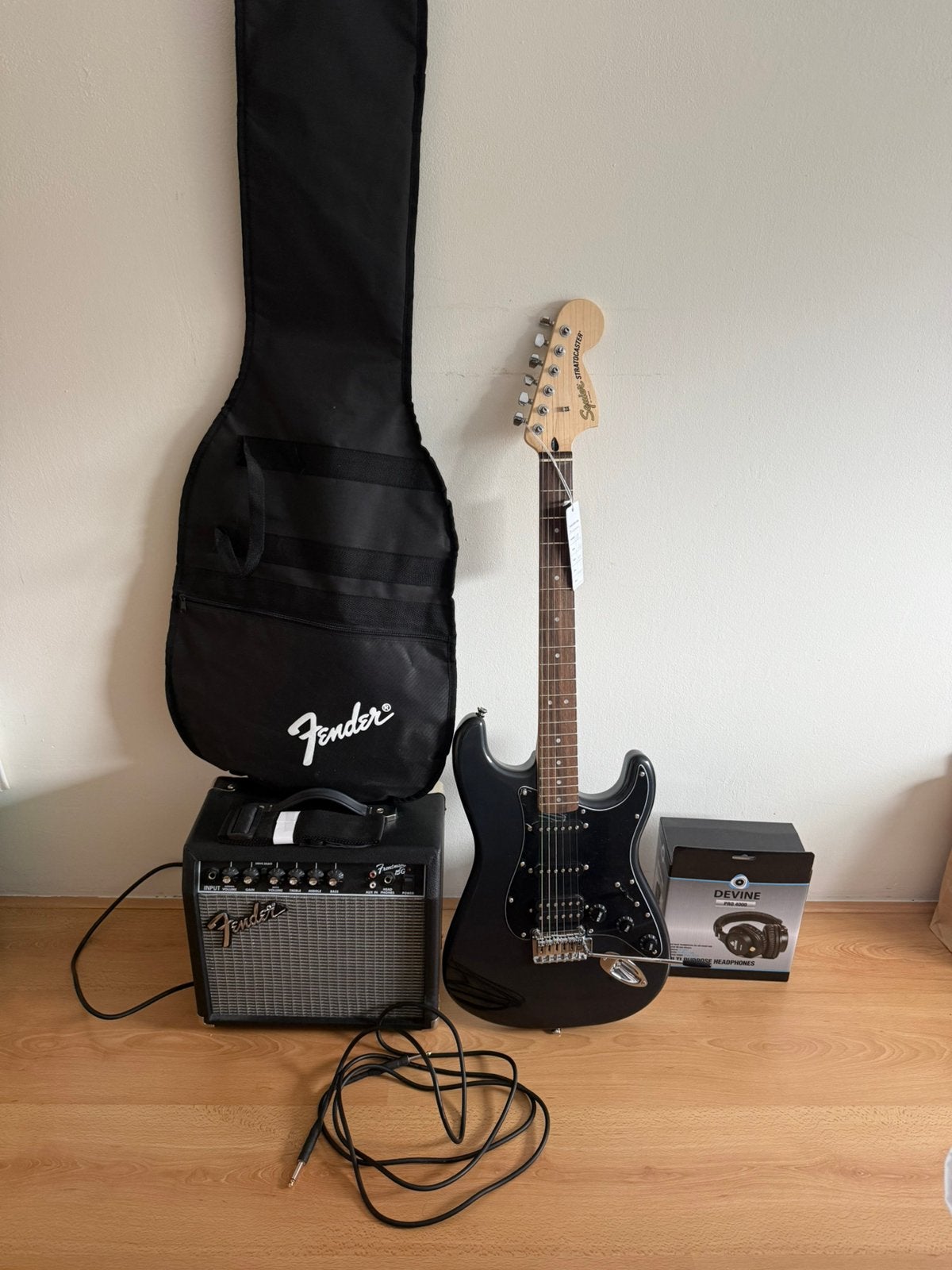 Nieuw Complete set Fender Squier stratocaster, Ophalen, Nieuw, Solid body, Fender