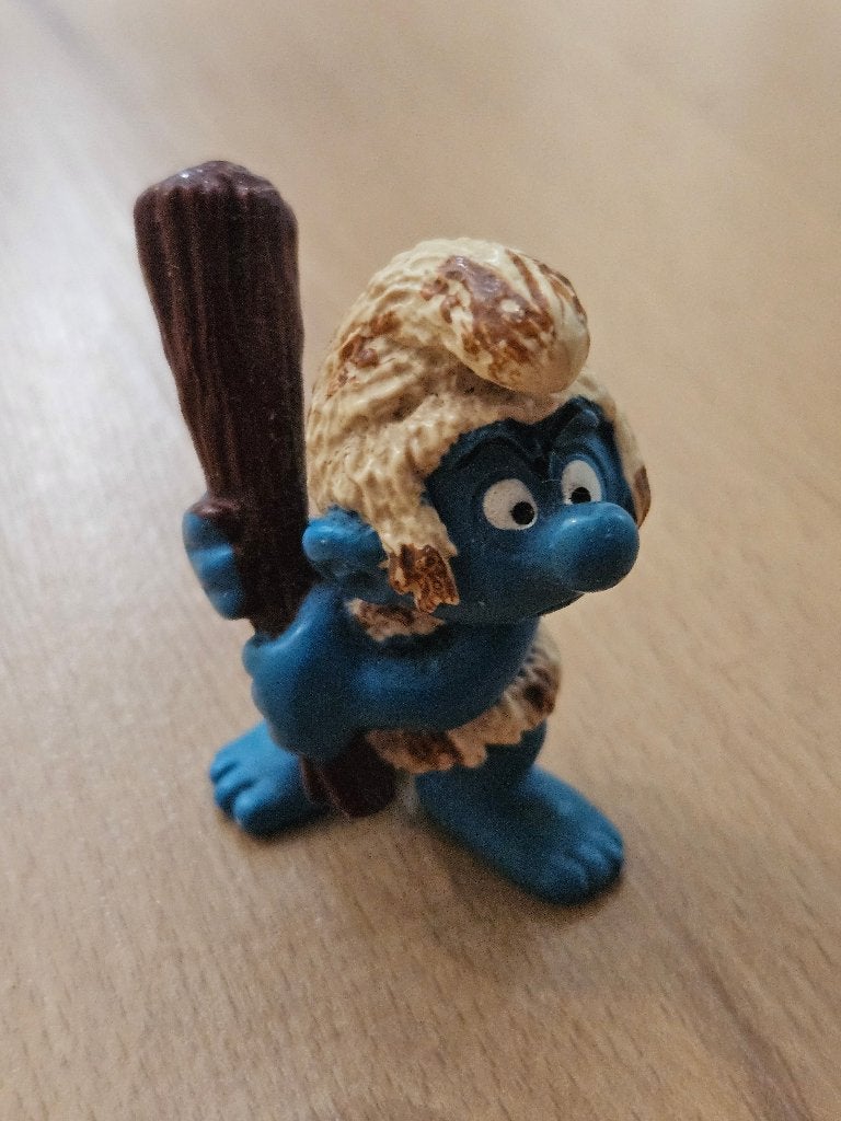 Oertijd Smurf Schleich 1994, Ophalen of Verzenden, Gebruikt, Overige Smurfen, Poppetje, Figuurtje of Knuffel
