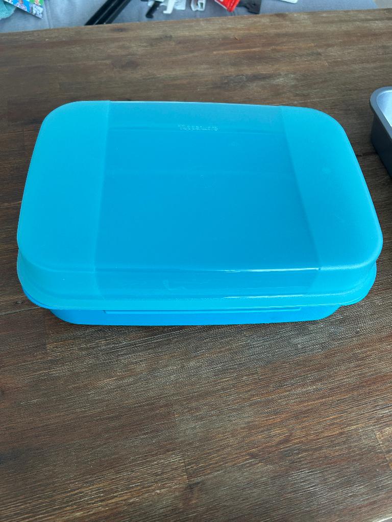 Tupperware bewaarbox blauw, Ophalen of Verzenden, Gebruikt, Blauw, Overige typen