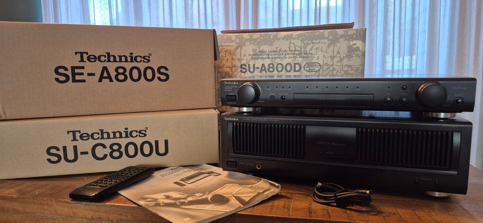 Technics SU-A800D set SU-C800U SE-A800S Reference ClassAA, Ophalen of Verzenden, Zo goed als nieuw, Overige merken, Losse componenten