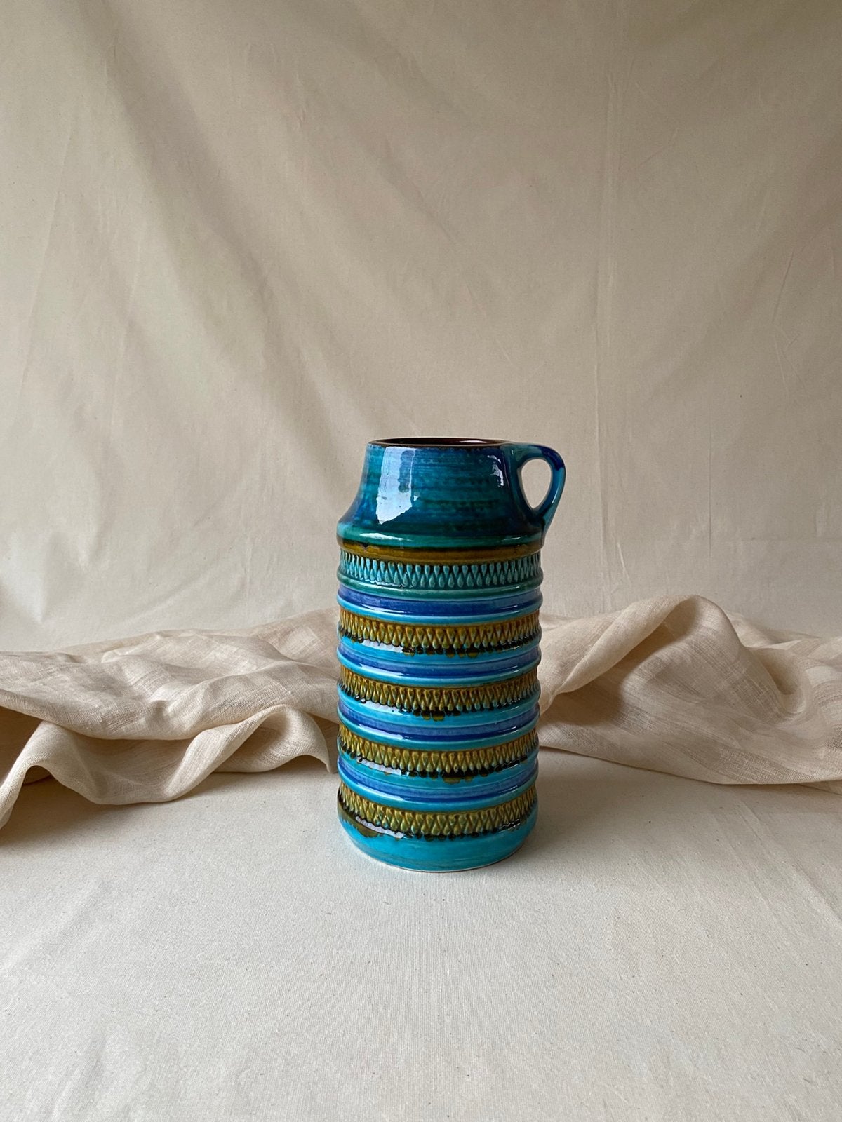 Retro vintage West Germany vaas Tönnieshof, Huis en Inrichting, Woonaccessoires | Vazen, Ophalen of Verzenden, Zo goed als nieuw