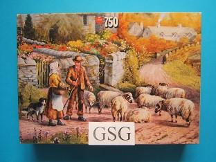 Schaapherder 750 st nr. 1633, Ophalen, 500 t/m 1500 stukjes, Zo goed als nieuw, Legpuzzel