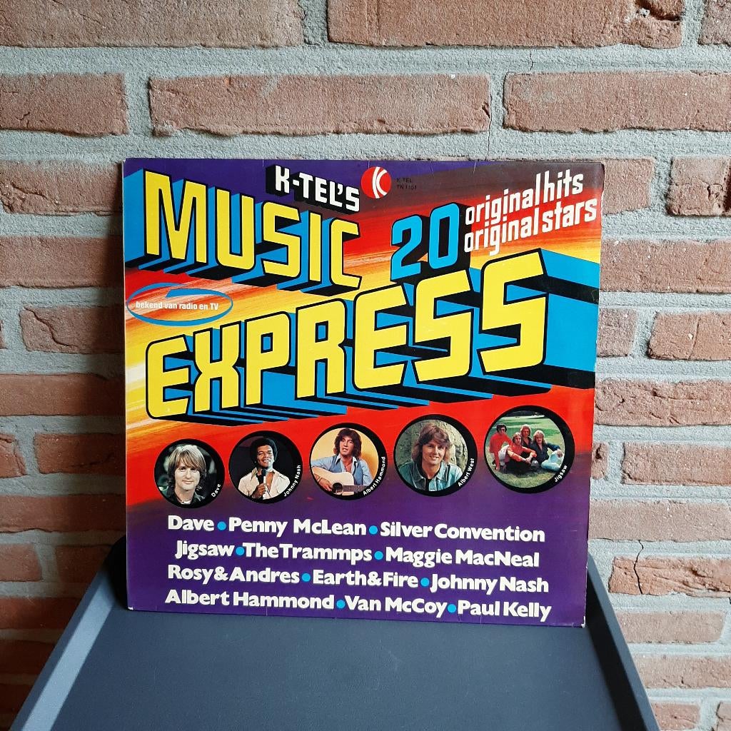 LP: K'Tel's Music Express, Cd's en Dvd's, Vinyl | Verzamelalbums, Ophalen of Verzenden, Gebruikt, 12 inch, Pop