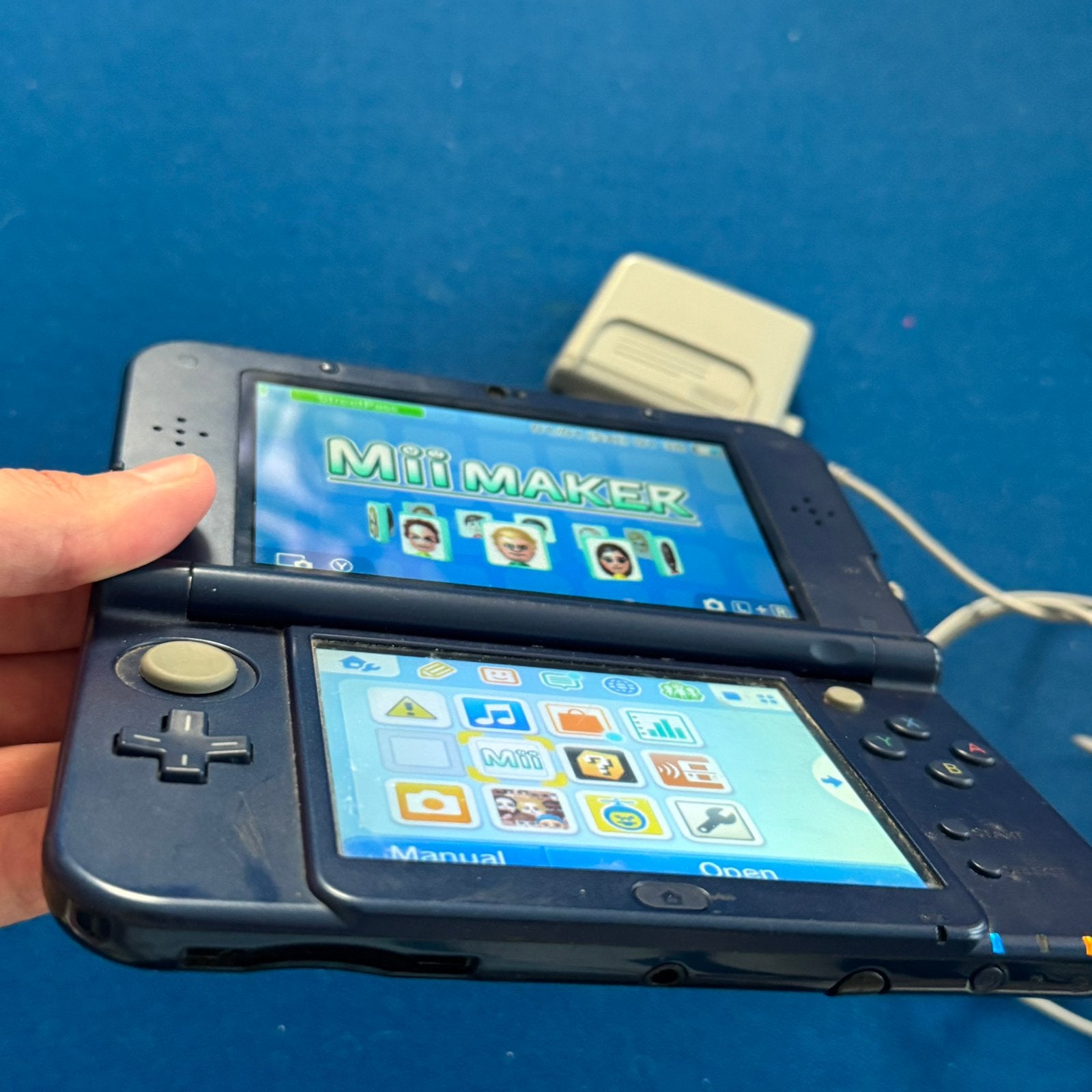 New Nintendo 3DS XL Dual IPS Schermen Goede Staat, Ophalen of Verzenden, Gebruikt, Blauw, 3DS XL