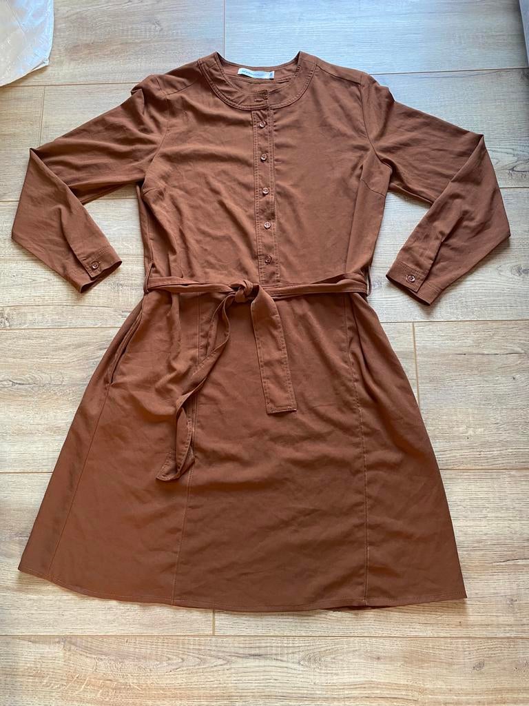 Azzurro jurk, Maat 38/40 (M), Bruin, Ophalen of Verzenden, Zo goed als nieuw