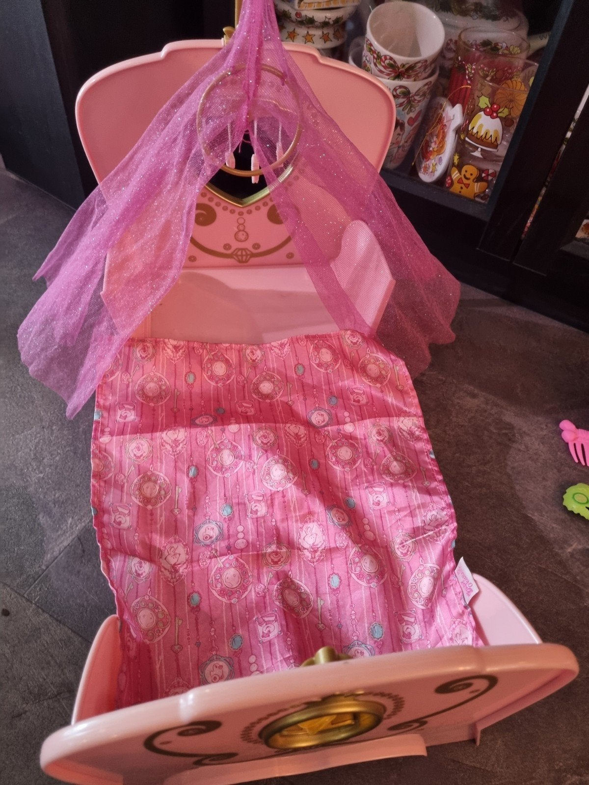 Zapf Creation Poppenbedje met geluid, Ophalen of Verzenden, Gebruikt, Babypop