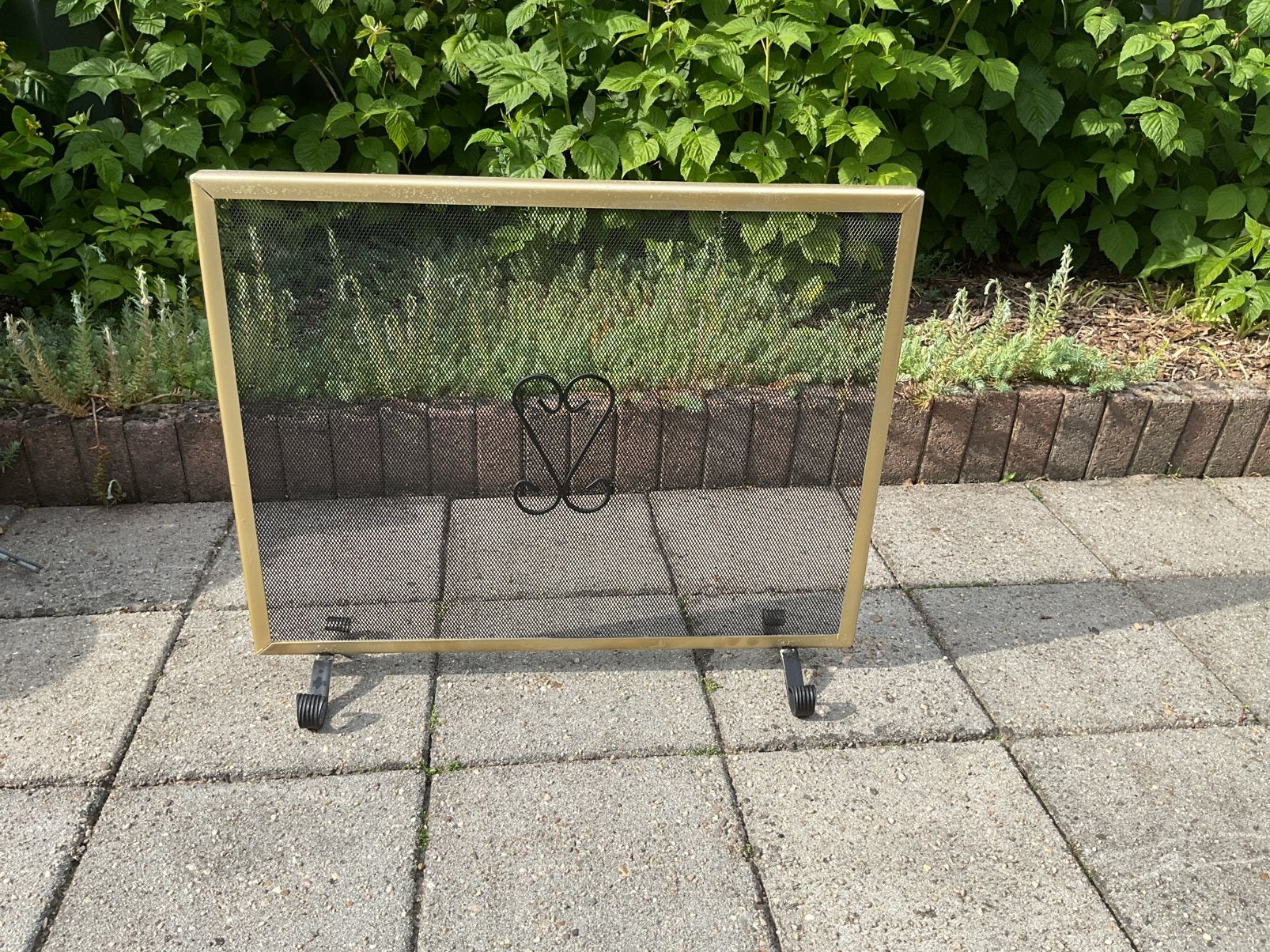 vonkenscherm, Ophalen, Zo goed als nieuw, Vrijstaande haard, Houthaard