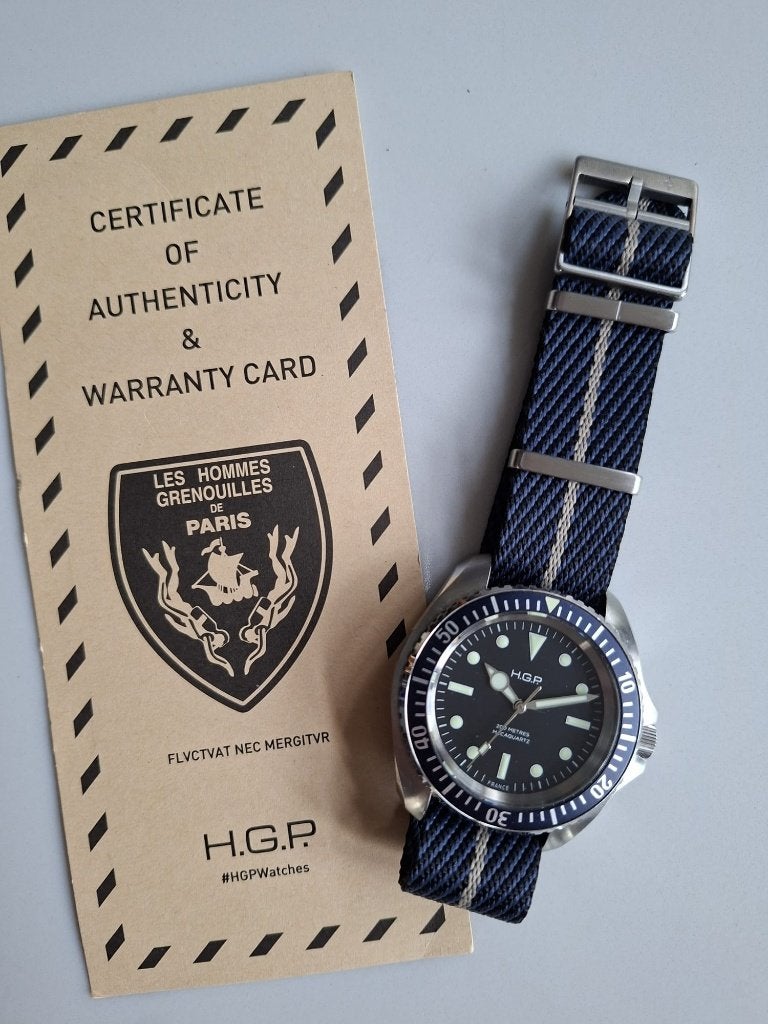 H.G.P. Diver 200M Mecaquartz, Sieraden, Tassen en Uiterlijk, Overige merken, Overige materialen, Gebruikt, Verzenden