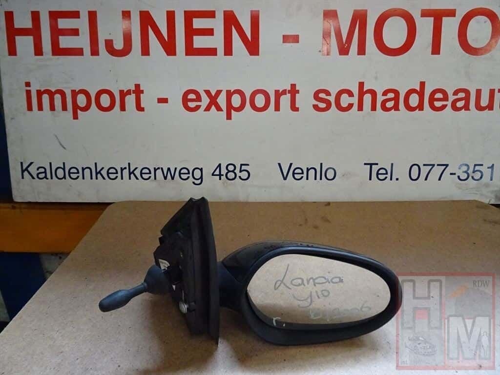 Lancia Ypsilon Spiegel 2003 - 2011 Rechts Zwart manueel, Ophalen of Verzenden, -, -, -