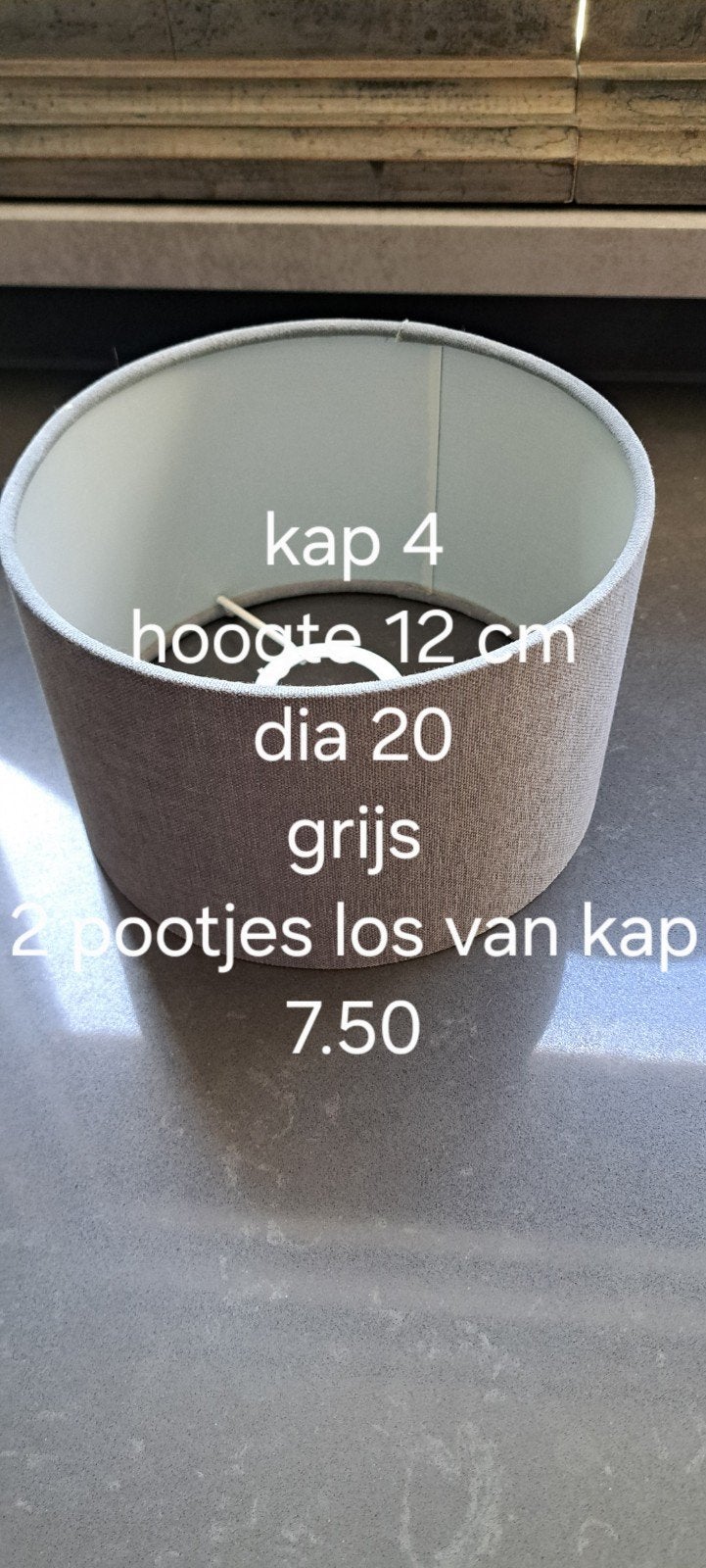 aura peeperkorn lampenkap voor 7.50, Ophalen of Verzenden