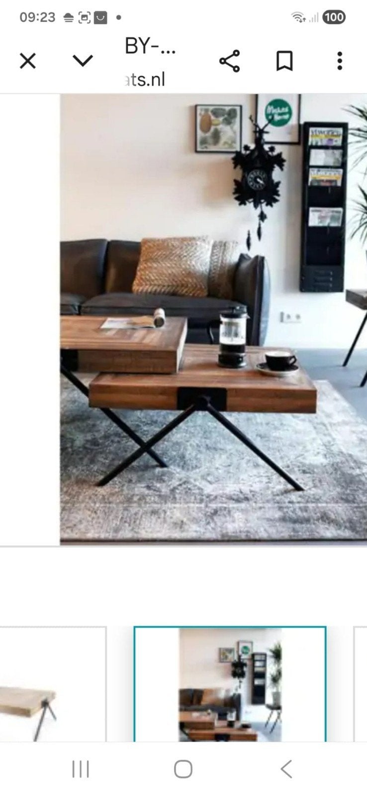Koffie tafels / coffee tables / Bijzettafels, Ophalen, 50 tot 100 cm, Vierkant, 50 tot 100 cm