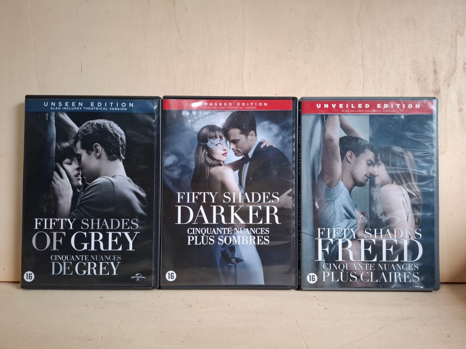 Fifty Shades of Grey Trilogy - Romantiek Erotiek - 3 DVD Set, Ophalen, Nederlands, Speciale editie, Romantiek