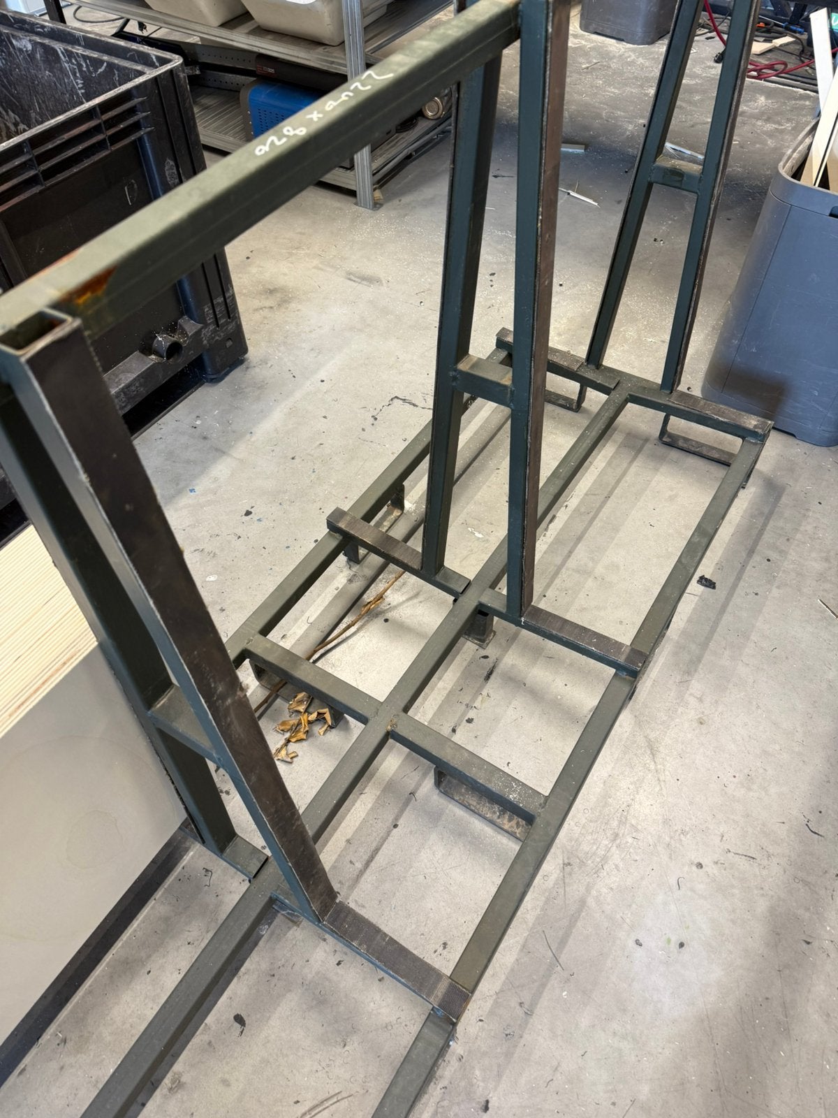 Glasbok - 2200x 820 - palletbok - staal, Doe-het-zelf en Verbouw, Glas en Ramen, Ophalen, Zo goed als nieuw, 160 cm of meer