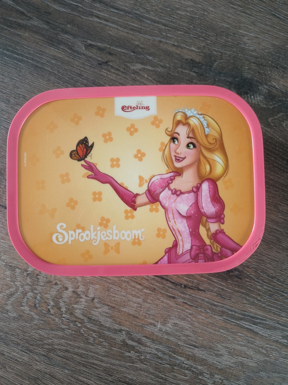 Efteling Sprookjesboom broodtrommel Assepoester, Ophalen of Verzenden, Gebruikt