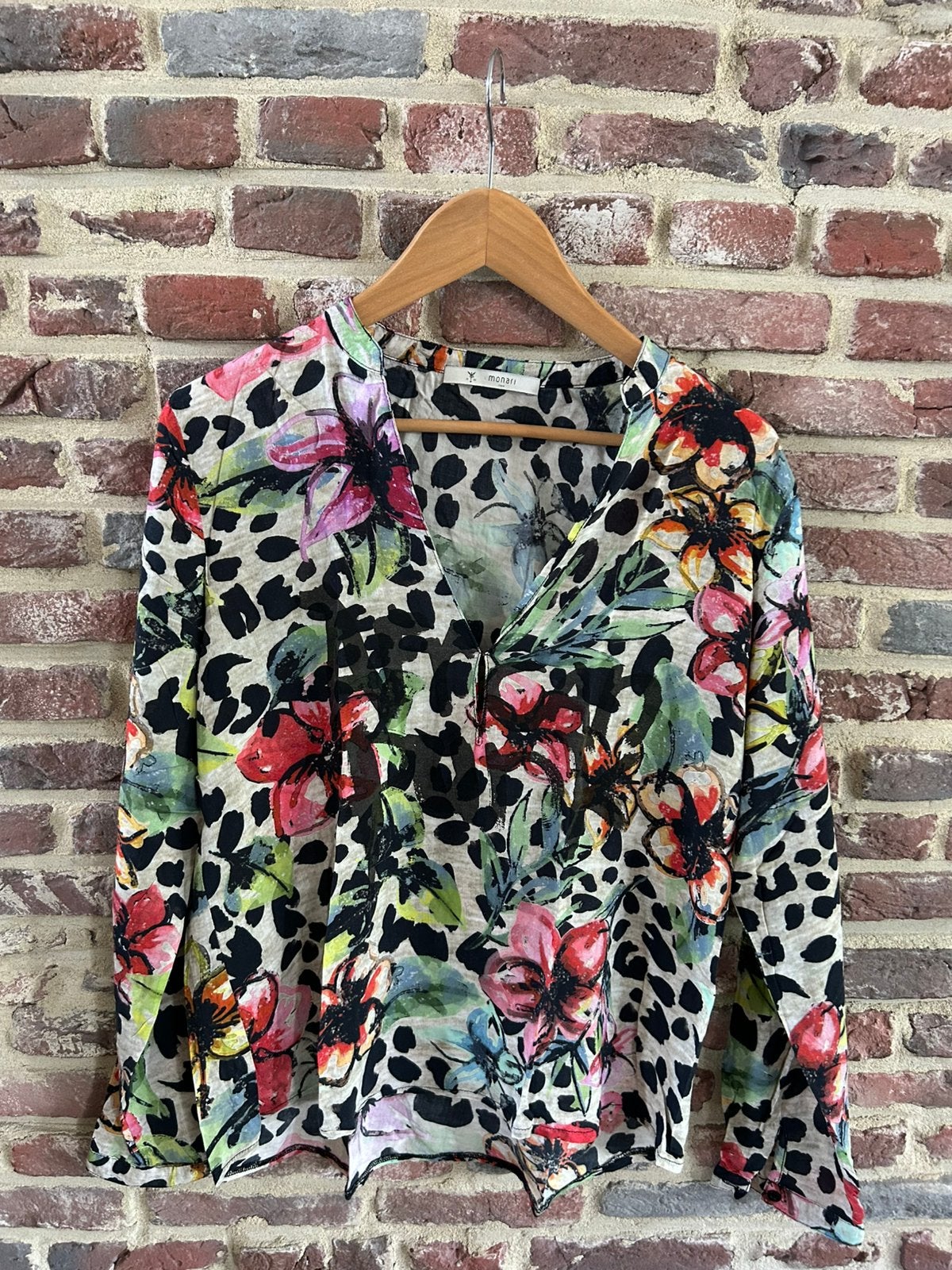 Blouse Monari maat 38/40, Ophalen, Zo goed als nieuw, Maat 38/40 (M), Overige kleuren