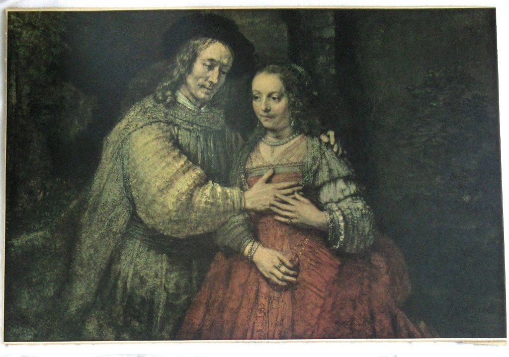 Vintage lithografisch kunstwerk van Donald Art Company, 1961, Ophalen of Verzenden