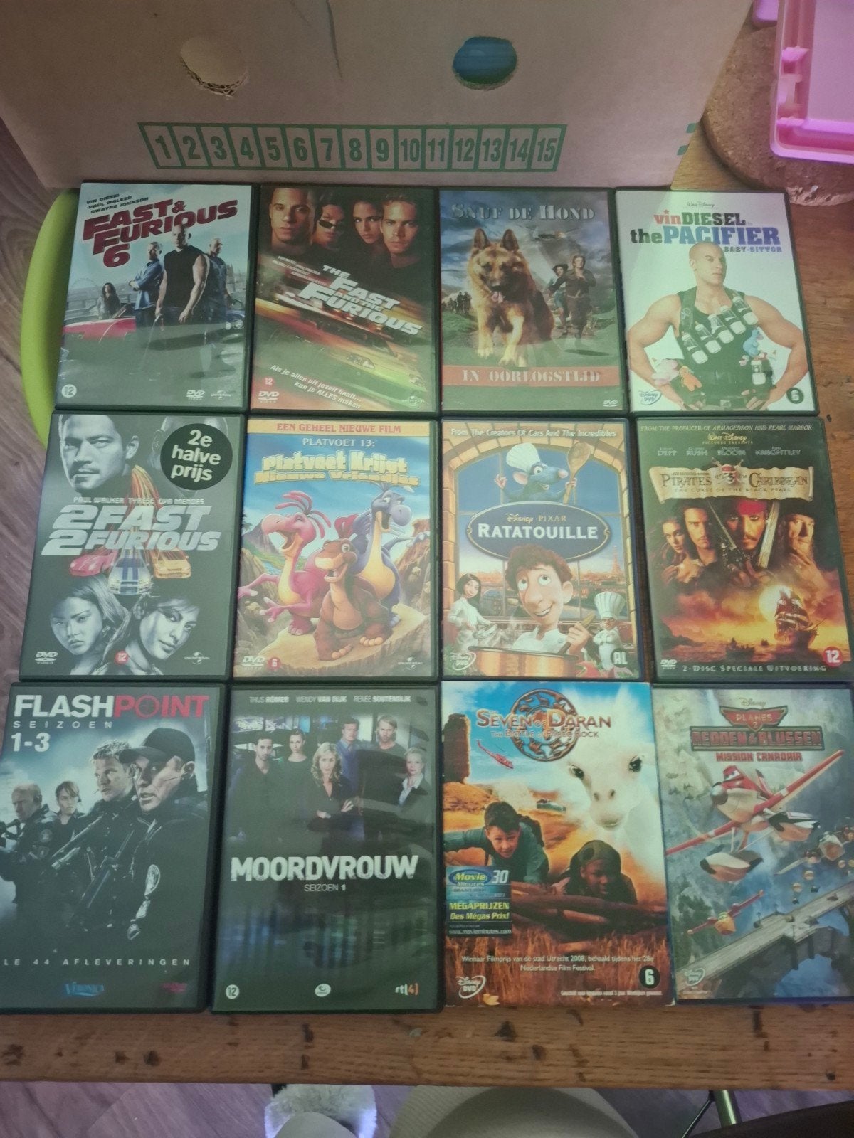 Diverse DVD Collectie: Actie, Animatie & Meer (12 stuks), Extra's, Gebruikt, Nederlands, Ophalen of Verzenden