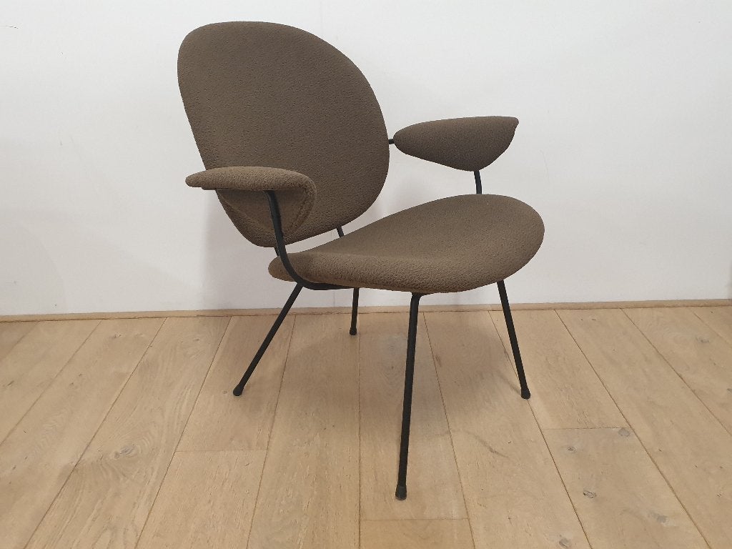 Gispen Kembo fauteuil, Ophalen, 75 tot 100 cm, Zo goed als nieuw, Stof