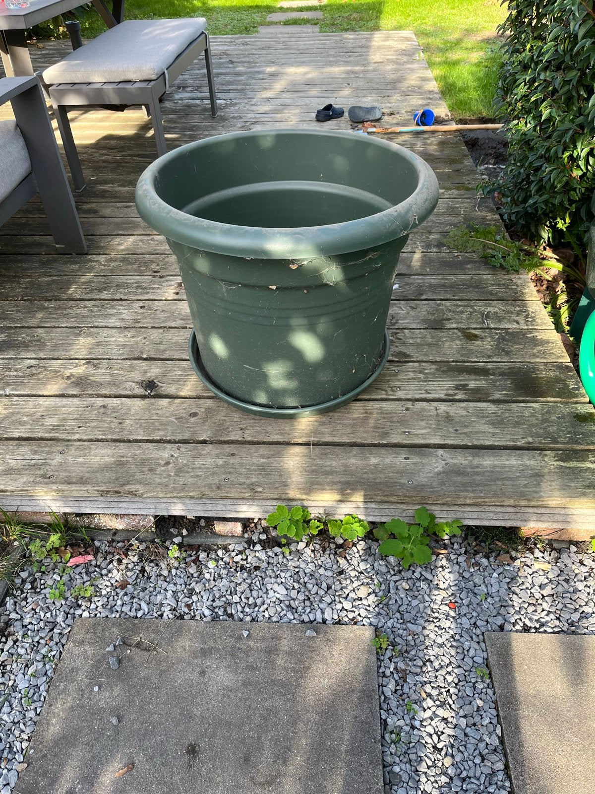 Elho bloempot 65cm diameter, 92 liter, Ophalen, Kunststof, Gebruikt, Balkon