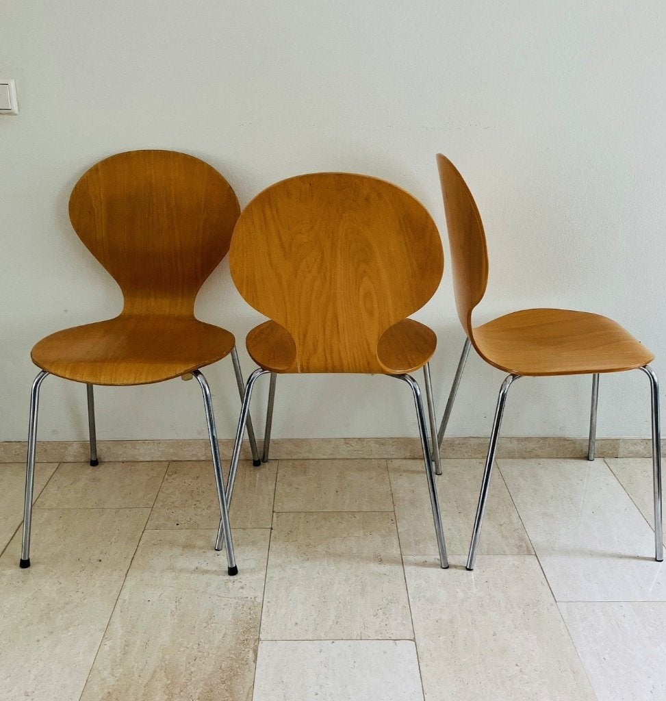 Vlinderstoelen plywood Phoenix Rondo Jorgensen Scandi MCM, Ophalen