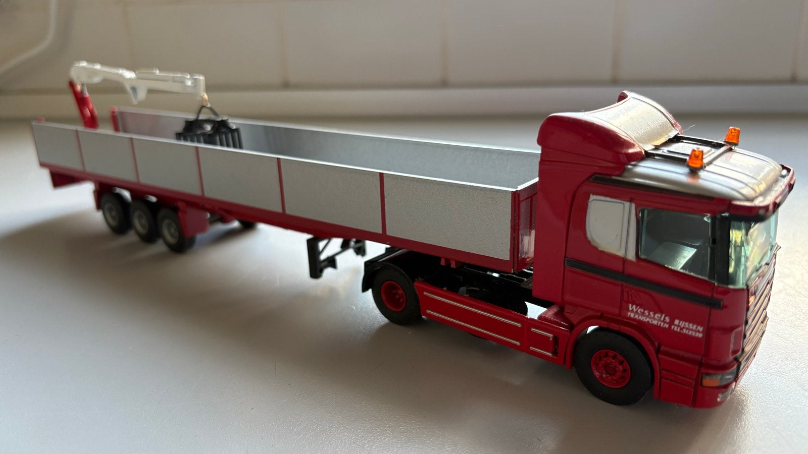Tekno Scania Wessels Rijssen Transport O.L. Rissen, Overige merken, 1:32 tot 1:50, Ophalen of Verzenden, Zo goed als nieuw