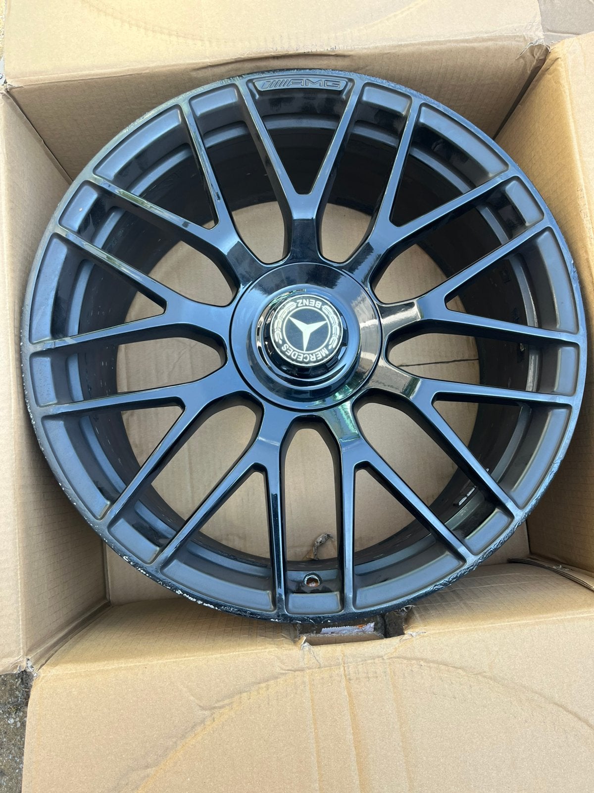 19 inch mercedes c klasse amg 63 velgen, Auto-onderdelen, Banden en Velgen, Velg(en), 235 mm, Zomerbanden, Ophalen