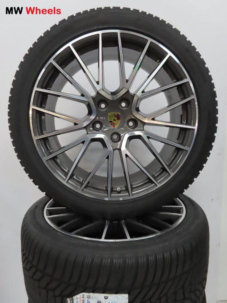 Porsche 21 inch Origineel velgen Cayenne Coupe winterbanden, Auto-onderdelen, Banden en Velgen, Banden en Velgen, Winterbanden