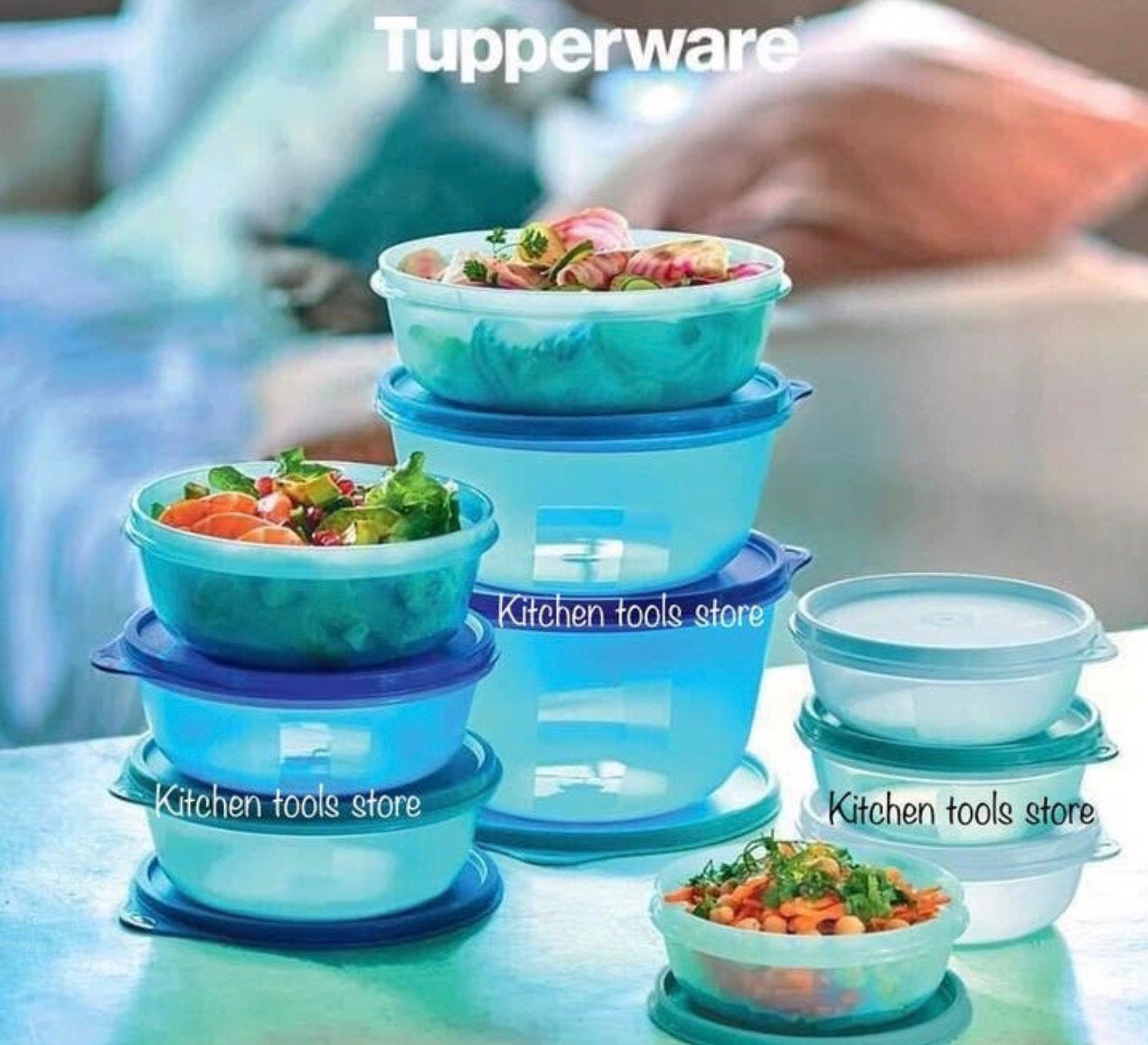 Nieuw Tupperware Ruimtekommen set (10) bewaarbak op voorraad, Huis en Inrichting, Keuken | Tupperware, Ophalen of Verzenden, Nieuw