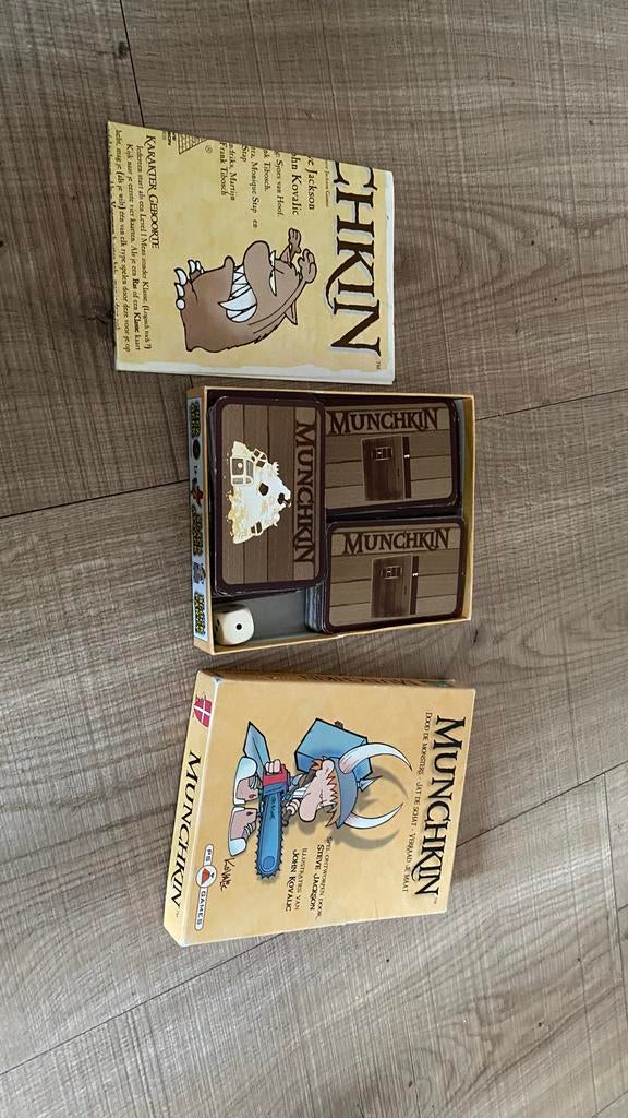 Munchkin Bordspel - Dood de monsters, jat de schat!, Drie of vier spelers, Ophalen of Verzenden, Gebruikt