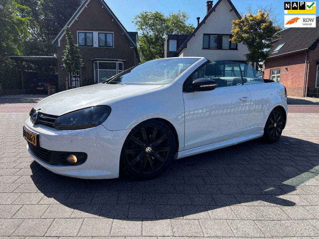 Volkswagen Golf Cabriolet 1.2 TSI R Line Pakket Ecc LM Kap g, Voorwielaandrijving, Euro 5, Zwart, 4 cilinders