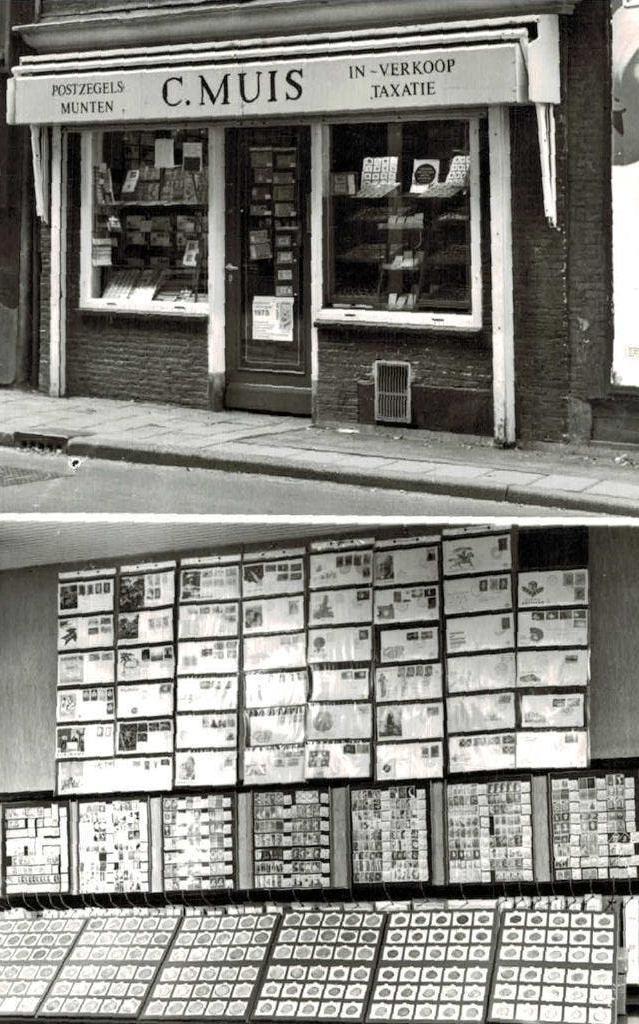 AMSTERDAM Postzegel & Muntenhandel C.Muis Rosmarijnsteeg, Verzamelen, Ansichtkaarten | Nederland, Ophalen of Verzenden, 1960 tot 1980