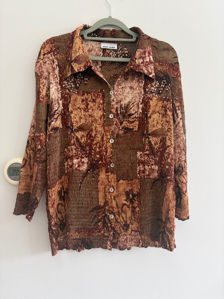 Gerry Weber blouse maat 46, Kleding | Dames, Gerry Weber, Ophalen of Verzenden, Zo goed als nieuw, Maat 46/48 (XL) of groter