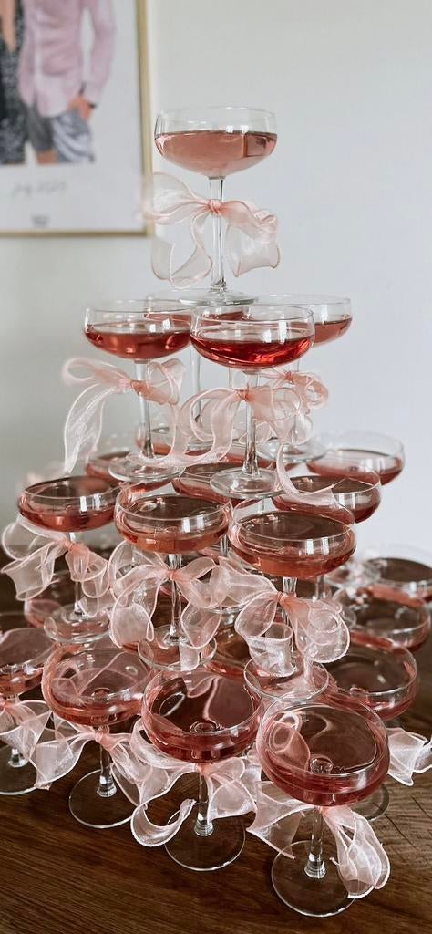 Champagne toren huren champagnetower rental, Ophalen, Nieuw, Geboorte of Huwelijk