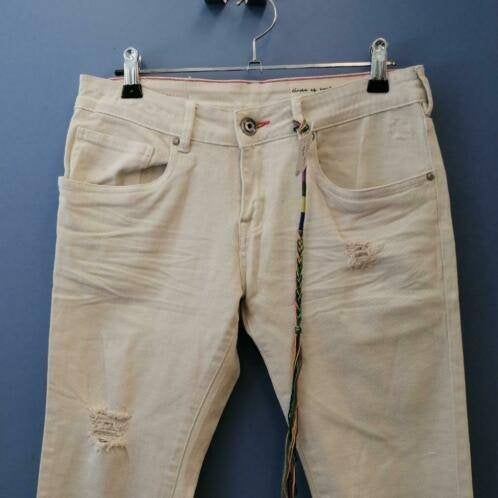 Circle of Trust 7/8e model zand kleur broek + rips 27 36049, ., Beige, Ophalen of Verzenden, Zo goed als nieuw