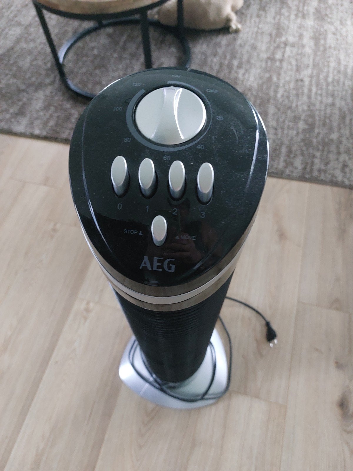 Ventilator zwart zeilmogelijkheden AEG, Ophalen, Statiefventilator