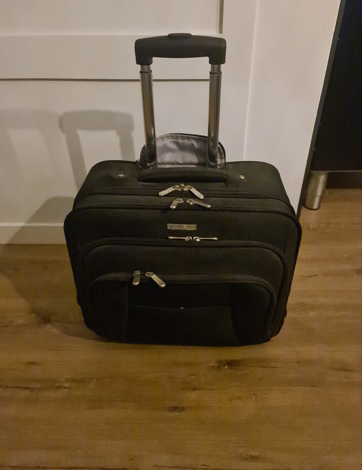 Nieuw Zwarte business trolley  laatste, 40 tot 60 cm, Zwart, Nieuw, Ophalen of Verzenden