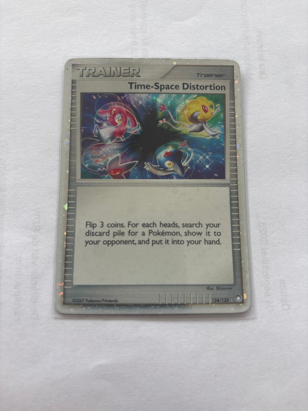 Pokémon Kaart Trainer - Time-Space Distortion (124/123), Ophalen of Verzenden, Gebruikt, Losse kaart, Foil