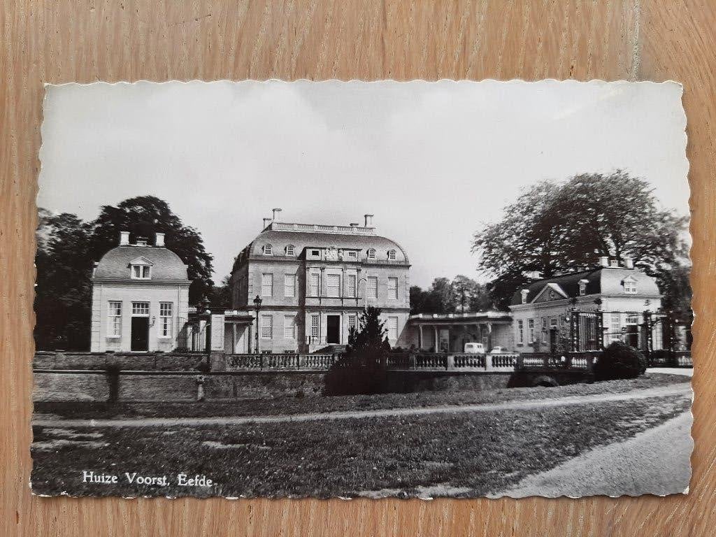oude kaart Eefde, Huize Voorst (Kasteel), 1970?, Verzamelen, Ophalen of Verzenden, 1960 tot 1980, Ongelopen, Gelderland