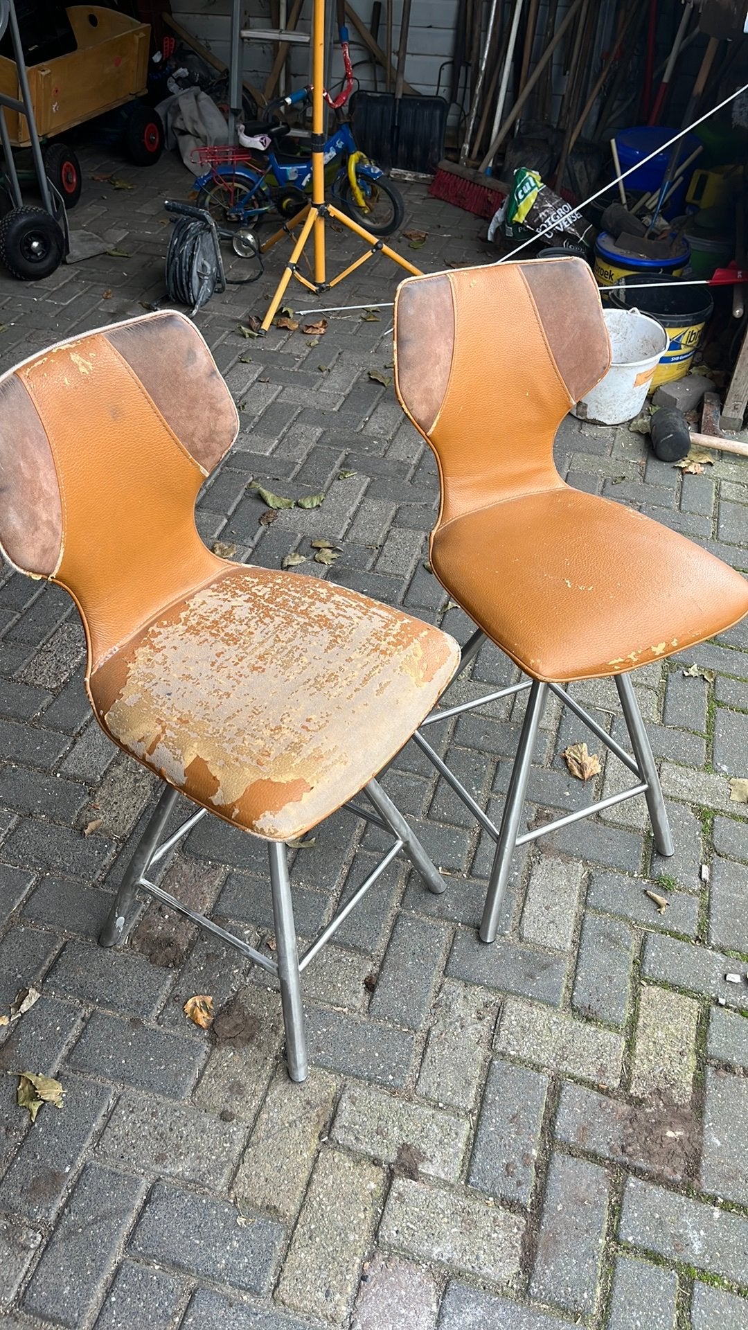 2x bar kruk xooon draaibaar, Ophalen, 60 tot 90 cm, B, Zo goed als nieuw