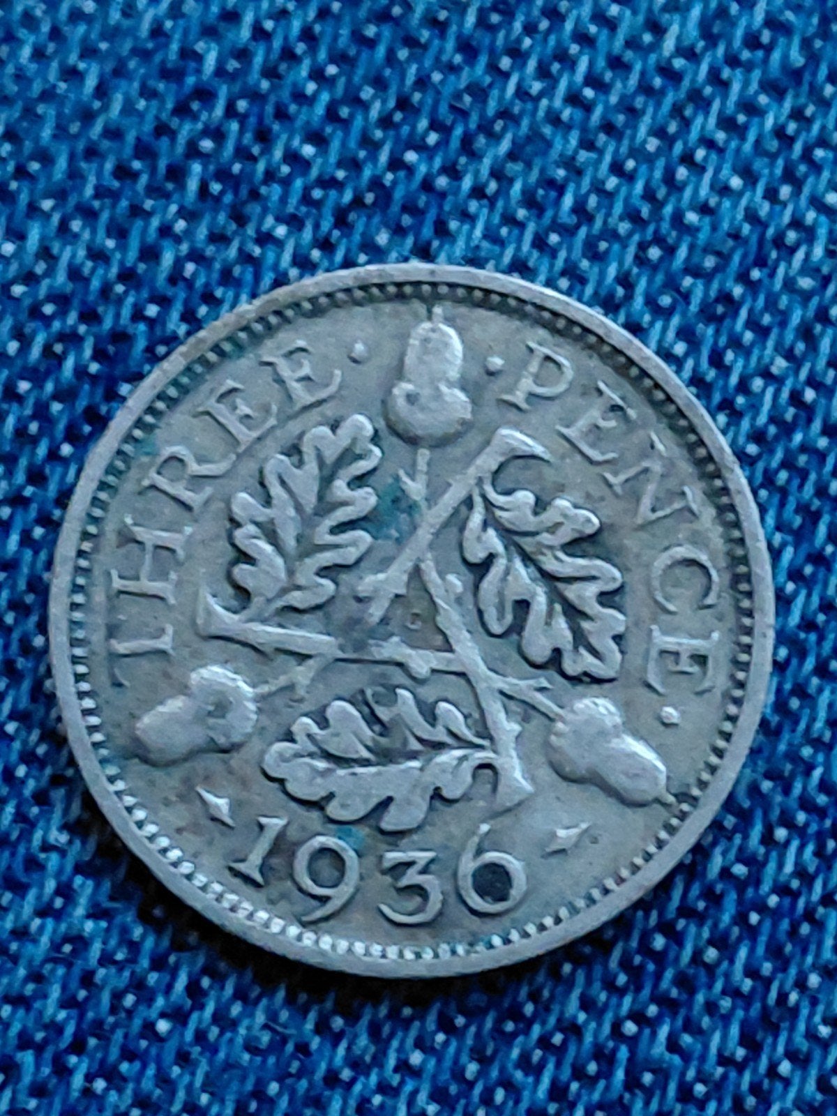 Engeland 3 Pence 1936 George V  - Zilver, Verzenden, Overige landen, Losse munt, Zilver