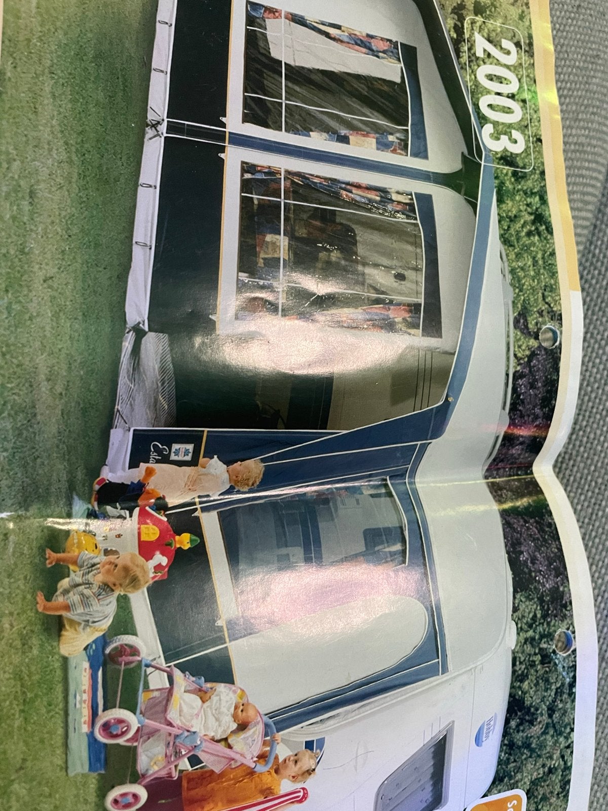 Walker Voortent 2003 Maat 900 met frame, Ophalen, Gebruikt