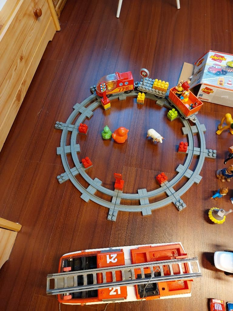 Div.speelgoed voor 2-3 jaar, rails, auto's, motor,lees !!, Ophalen of Verzenden, Gebruikt, Jongen