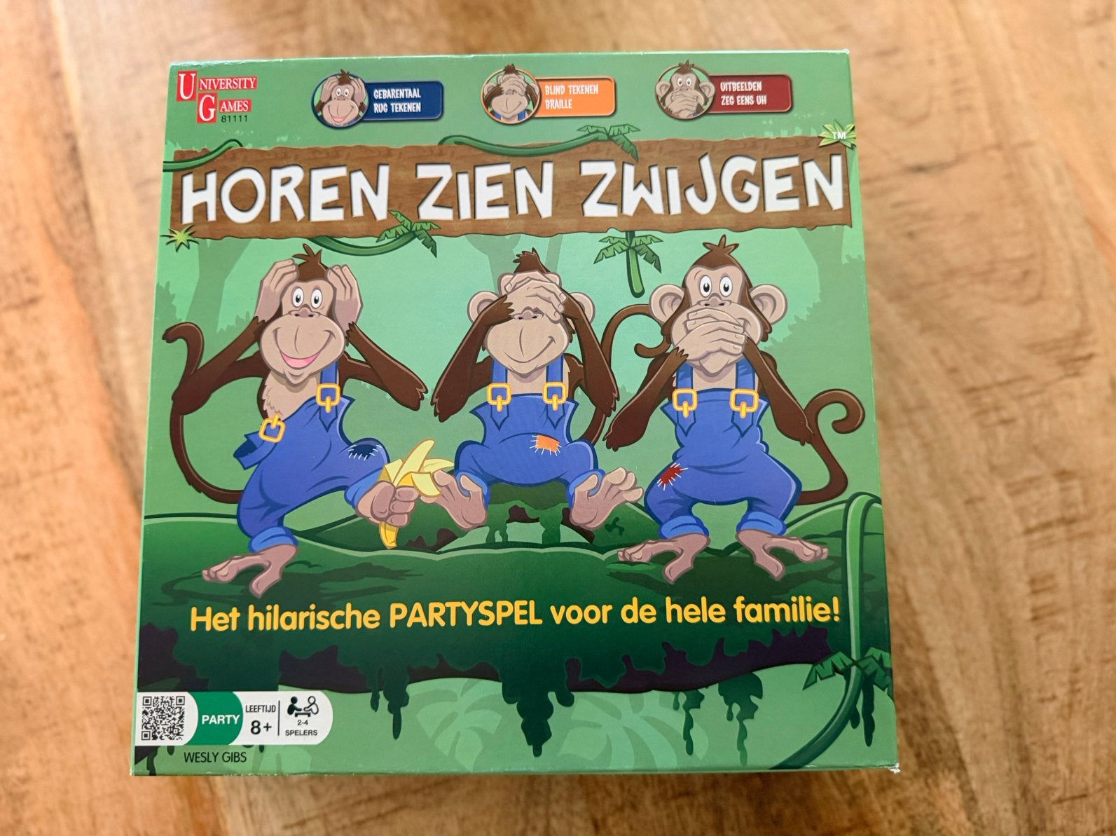 Horen Zien Zwijgen Partyspel, Ophalen of Verzenden, Zo goed als nieuw