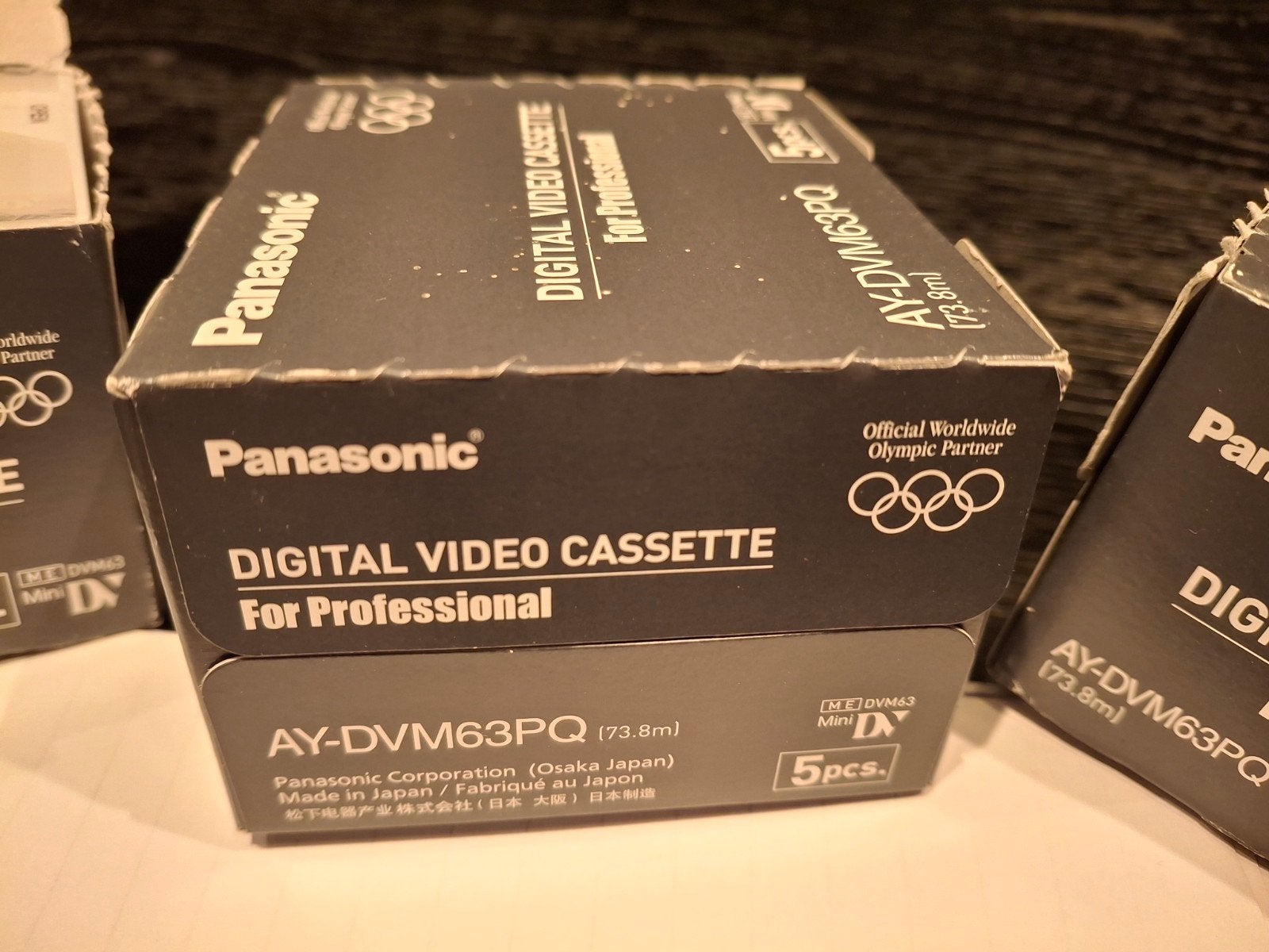 Panasonic MiniDV AY-DVM63PQ Videobanden (5 stuks), Mini dv, Panasonic, 20x of meer, Nieuw