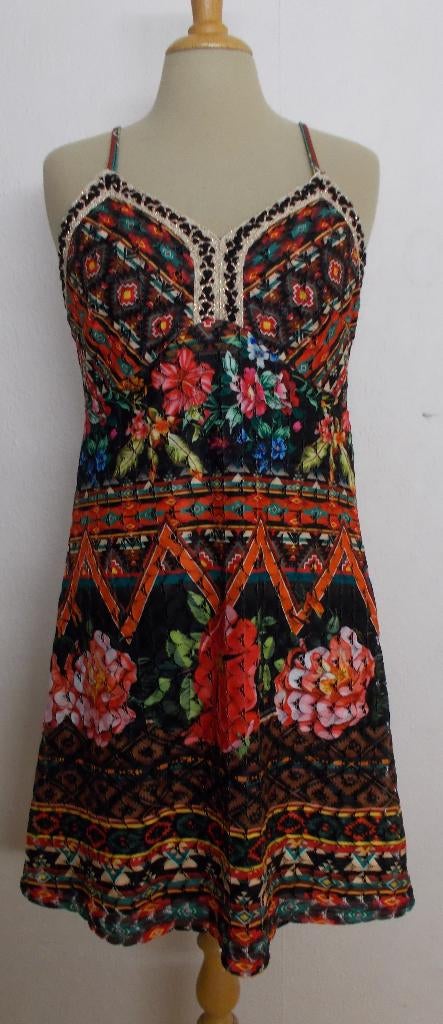 Apart kant look jurkje van 1001 Idees! S/M, Kleding | Dames, Jurken, Zo goed als nieuw, Maat 38/40 (M), Overige kleuren, Boven de knie