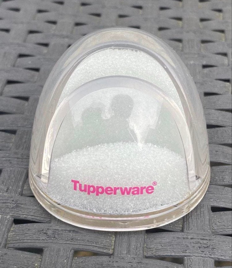 Tupperware fotohouder, recepthouder etc.  H.4 cm D. 5 cm, Ophalen of Verzenden, Zo goed als nieuw, Overige typen